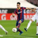 Sergio Busquets Instagram - Vamos equipo! +3 y seguimos! Felicidades @leomessi por igualar el récord de partidos en el @fcbarcelona. Un placer compartir parte de este camino y un orgullo como compañero, amigo y culé. A por mas!