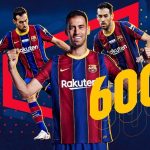 Sergio Busquets Instagram - Muy contento de seguir sumando partidos y llegar a los 600 con el @fcbarcelona. Gran victoria, seguimos 💪🏼 🔵🔴