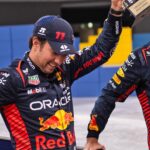 Sergio Pérez Instagram - You can’t outsmart Checo 😉 He is the master prankster after all 😄 #F1 #RedBullRacing #ChecoPerez Tokyo, Japan