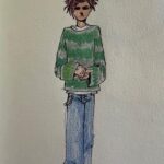 Seth Green Instagram - Found a couple self-portraits I did between ages 17-19. All different mediums: watercolor w/pen, pen & black ink, & pen w/colored pencils. I used to draw every day, but got busy with other forms of artistic expressions. Fun to review these now ancient but formative works. Stay inspired, keep creating 💚