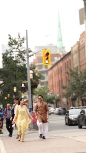 Shahveer Jaffery Instagram - We had the most fun going around streets of Toronto in our desi shalwar kameez and the compliments we got from people were overwhelming 😄💛 so much fun and so much love 🌆