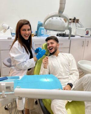 Shahveer Jaffery Instagram - Congrats Partner on your amazing new Dental Clinic. I wish you lots of success! 

To everyone trying to get in touch with a dentist. The best one is right here @thedentalstudiopk 😘