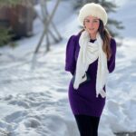 Shama Sikander Instagram - Walking in a winter wonderland ❄️ . . . #winters #Courchevel #france #shamasikander Courchevel, France