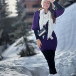 Shama Sikander Instagram - Walking in a winter wonderland ❄️ . . . #winters #Courchevel #france #shamasikander Courchevel, France