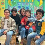 Shejoun Instagram - أصدقائي الجميلين براك و حمني و ناجي و مشاري احبكم 🤍 شوج والأطفال على تلفزيون الكويت 🇰🇼💫