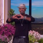Shemar Moore Instagram - My beautiful Mama taught me to “Leap and the net will appear” 🕊️ and now I have the rest of my life with my lil’ miracle and the love of my life, FRANKIE ❤️🙏🏽 … Mama, I’m gonna keep leaping!!! Thank you @iamjhud for having me on the @jenniferhudsonshow … a true pleasure 🫶🏽