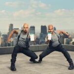 Shemar Moore Instagram - Stills from my most recent @paycomsoftware campaign shot by the talented @kremerjohnsonagain .. and a little BTS look of the fun 👊🏽💪🏽😜