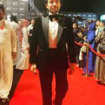 Sherif Ramzy Instagram - From the closing ceremony of the first edition of the Redsea film festival Saudia Arabia @redseafilm Tuxedo : @navytailormadesuits Hair : @scissors349