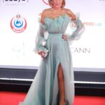 Sherine Reda Instagram - From the Red Carpet of Opening Ceremony of @cairofilms Look Credits: Styled by: @yasmineeissa Dress: @saramrad Shoes: @louboutinworld Bag: @louboutinworld Jewellery: @dimajewellery Makeup: @ayaabdelhamid Hair: @ahmed_mounir #CIFF42 #CIFF #ShereenReda