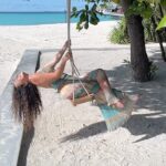 Sherry Adel Instagram - Dance with the waves , move with the sea , let the rhythm of the water set your soul free 🌊 That's definitely my happy place @heritanceaarah ❤️🏝️ @maldives_360 #heritanceaarah #maldives #maldivesislands #indianocean #52gajkadaman #indiansongs #sheryadel #heritanceaarahmaldives Heritance Aarah
