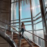 Sherry Adel Instagram - What a surreal experience exploring the world’s highest lounge . I literally had breakfast in the clouds with a panoramic views of Dubai’s breathtaking skyline☁ 🏙 @atthetopburjkhalifa @visit.dubai @burjkhalifa @visitdubai.ar #burjkhalifa #burjkhalifadubai #mydubai Photo by : @therollingprodigy 154th floor, at the top of Burj Khalifa