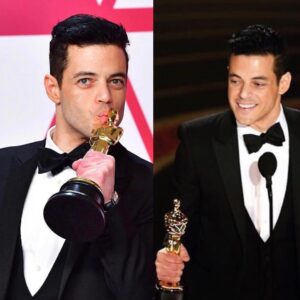Sherry Adel Instagram - He did it 💪👏👏👏👏 #oscars  #ramimalek #bohemianrhapsody  bravo 👏👌