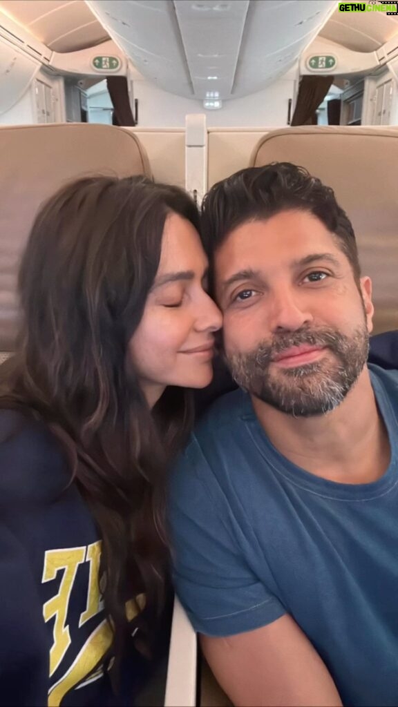 Shibani Dandekar Instagram - With all my heart and for all seasons you are my everything. My Franaloo Happy 50th bday. I love you more than you will ever know ❤️ @faroutakhtar
