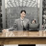 Shin Ye-eun Instagram - Thom Browne has always been my favourite brand! Thank you so much for inviting me:) 🖤🩶♥️ #광고 #thombrowne #thombrowne20