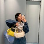 Shin Ye-eun Instagram - 💛💙 @MiuMiu #MiuMiu #MiuMiuMultiPocket