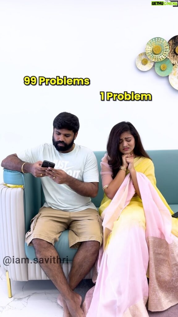 Shiva Jyothi Instagram - To all my problems …u are the solution ❤️ . . . . . #newreel #newpost #husbandandwife #coupkegoals #reels #instagram #instagood