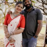 Shiva Jyothi Instagram - “You are my rock, my safe haven, and my home. I love you more every day.” 🤩🤩 . . . Styled & Costume Designed by @navya.marouthu Jewellery @navya.marouthu MUA @rekha_makeoverartistry Pics @thehashtag_photography @jus_sonu #newpost #instagram #instagood #husbendandwife #couplegoals #shivajyothi #Jyothakka