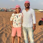 Shiva Jyothi Instagram - #desertsafaridubai ❤️ . . . . #Newpost #dubai🇦🇪 #vacation #family #trip #ganguly #shivajyothi #jyothakka