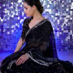 Shruthi Prakash Instagram - 🖤 Mua @glamupbyanvita Hairdo @hairartistry_by_gagana Outfit @classy_renthouse Photography @pavanphotography__