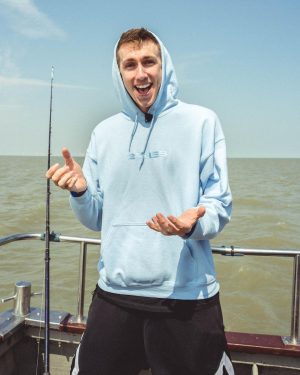 Simon Minter Instagram - Happy I caught this whopper while fishing the other day!