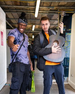 Simon Minter Instagram - I bought the wand, so technically he’s holding my wood.