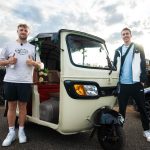 Simon Minter Instagram - Big man in small car