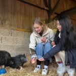 Sina Deinert Instagram - I went to visit @moustache_farmer on his rescue farm today @lebenshof_odenwald !!! And really really enjoyed it haha 🙆🏼‍♀️🙊 thank you for showing us around 🫶🏼💜