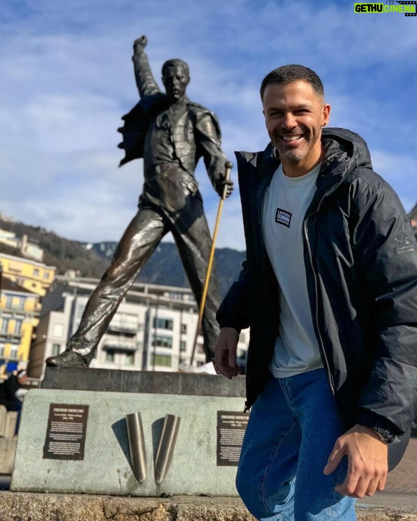 Sirvan Khosravi Instagram - Freddie Mercury Statue, Montreux, Switzerland