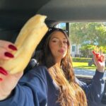 Sistine Rose Stallone Instagram – just a girl & her baguette
