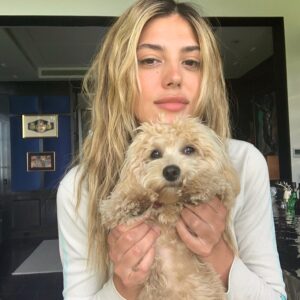 Sistine Rose Stallone Instagram - Quarantine activity: match hair with your dog