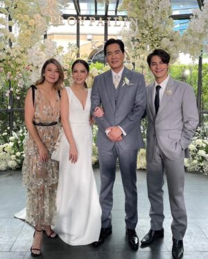 Siwat Chotchaicharin Instagram - Congratulations wish you both eternity happiness. Always love you bro. @kellytanapat @ploypamonmontri