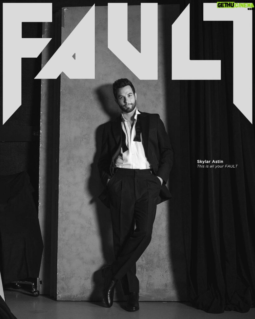 Skylar Astin Instagram - Coverboy for @fault_magazine 🖤 Photographer: @raenbadua Wardrobe Stylist: @benjaminholtrop Grooming: @stephaniefennerhair Style Assist: @emilykejohnson