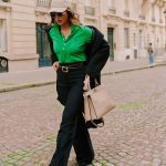 Sofia Andres Instagram – effortlessly chic in timeless green and black. @ralphlauren #ralphlauren Paris,France