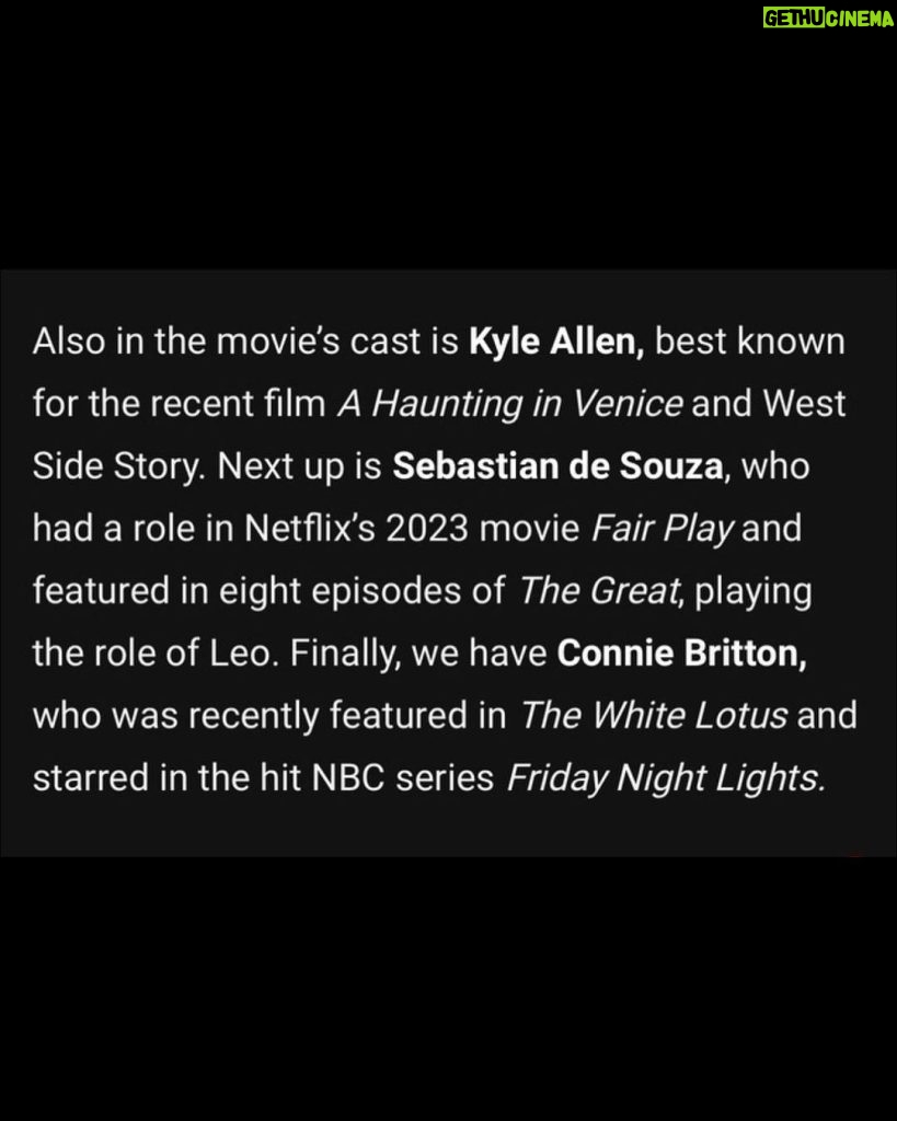 Sofia Carson Instagram - The Life List. . . Coming soon 🌹 To the iconic Connie Britton♥ I’m so happy to be on this journey together…@conniebritton To the amazing Kyle and Sebastian, I can’t wait to bring this story to life by your side. @kyleallenofficial @sebastiandesouza Here we go…♥