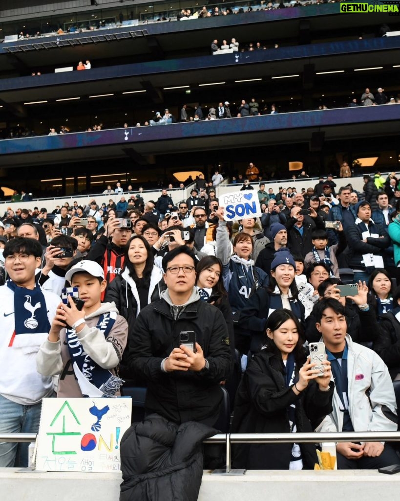 Son Heung-min Instagram - Yessss a strong spirit to fight until the end from the boys. Three points, Come on you Spurs!! 😁 Tottenham Hotspur Stadium