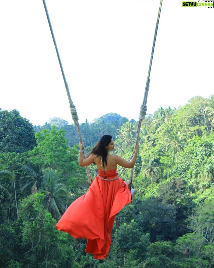 Sonalee Kulkarni Instagram - Bidding 2023 goodbye with A #Compulsorypost from #bali वरना #passport रख लेते है 🤪 #riceterrace #bali #ubud #indonesia #intagram #vibe #sonaleekulkarni #marathimulgi #traveller #storyteller #YOUTUBE #TRAVELOGUE IS IN 🔗 LINK IN BIO Aloha Ubud Swing