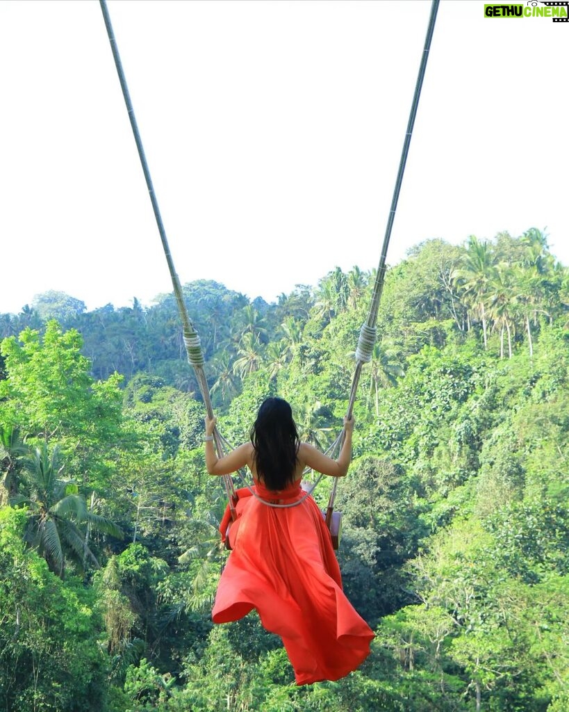 Sonalee Kulkarni Instagram - Bidding 2023 goodbye with A #Compulsorypost from #bali वरना #passport रख लेते है 🤪 #riceterrace #bali #ubud #indonesia #intagram #vibe #sonaleekulkarni #marathimulgi #traveller #storyteller #YOUTUBE #TRAVELOGUE IS IN 🔗 LINK IN BIO Aloha Ubud Swing