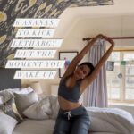 Sonnalli Seygall Instagram - Mornings are for energising your body - Stretches for the body and Gayatri mantra for the mind! That’s why I have used the Gayatri mantra as my audio 🕉️ I start my mornings with either chanting it or playing it in the room 🧘‍♀️ Try these stretches as soon as as you wake up or at any time of the day when you feel tired ☺️ Happy stretching! #yogawithsonnalli #healthylivingtips #stretchitout #morningroutine #yogagirl