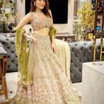 Sonu Kakkar Instagram - ✨🧡 #sonukakkar #indian #attire #lehenga #choli