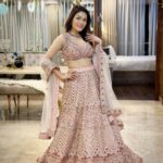 Sonu Kakkar Instagram - Wore this beautiful Lehnga Choli by @bindaniofficial for the ITA Awards 2022 last night✨ I know it’s quite similar to the one I wore earlier but loved it so wanted to wear something similar looking so here it is☺️ #ita2022 #sonukakkar #wearing #lehnga #choli #indian #attire