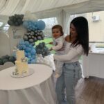 Sophia Grace Brownlee Instagram - rivers 1st bday 🩵🤍🩶