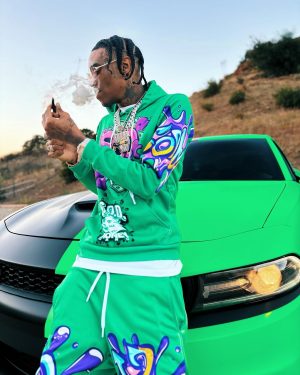 Soulja Boy Instagram - shop now: @sodmgbrand new collection 💚🖤✅ #sodmg #sodmgbrand