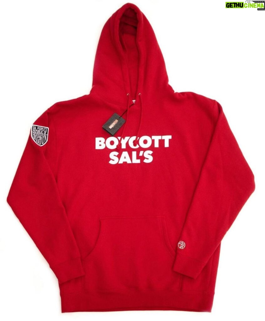 Spike Lee Instagram - The Boycott Sal’s Hoodie Is Inspired By Buggin’ Out’s Call To Protest In Do The Right Thing And Is Available In Limited Quantities Now At @spikesjointofficial. Click The Product Link On IG Story Or Click The Link In The Bio To Shop For This And Many More