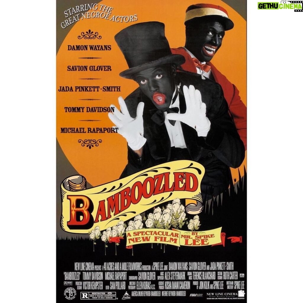 Spike Lee Instagram - Today marks the 23rd anniversary of BAMBOOZLED opening in theaters - 10/6/2000