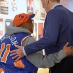 Spike Lee Instagram - BILL & SPIKE present “FRIENDS” 🫂🏀💙🧡 🎥 Premiering here soon! #RollingAlong