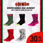 Spike Lee Instagram – Spike’s Joint Winter Bundle Deal Blowout

Buy 3 pairs of socks from the 40 Acres x Stance Socks collection to receive a 30% discount. Prices are marked down when the items are carted. This deal is live now at Spike’s Joint

Click the product link on IG Story or click the link in the bio to purchase