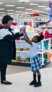 Stacey Abrams Instagram - I made a “quick” Target run to pick up some snacks for the road, and found a few enthusiastic voters. Remember to tell everyone you’ve ever met to vote early by tomorrow.