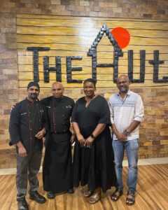 Stacey Abrams Instagram - Extraordinary but long day at #wd2023 in Kigali. Went on the search for dinner, and found @hutrwandahotel. Thank you to Binoy, Kevin and The Hut team for a delicious meal. Kigali, Rwanda
