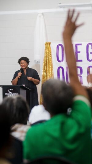 Stacey Abrams Instagram - It took a man to break America’s promise. It’s going to take a woman to make it right.