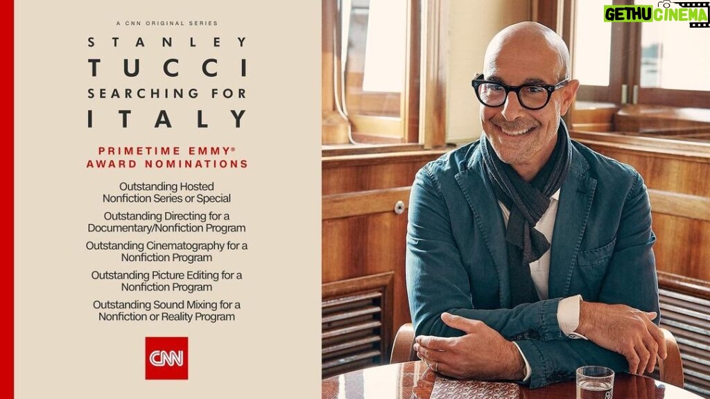 Stanley Tucci Instagram - Incredibly proud of our ‘Searching for Italy’ team! Without every crew member, this show couldn’t happen so thank you @televisionacad for recognising everyone’s hard work. 🇮🇹🍷Saluti! #searchingforitaly